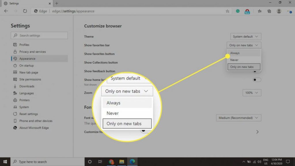 Comment Afficher La Barre Des Favoris Dans Microsoft Edge